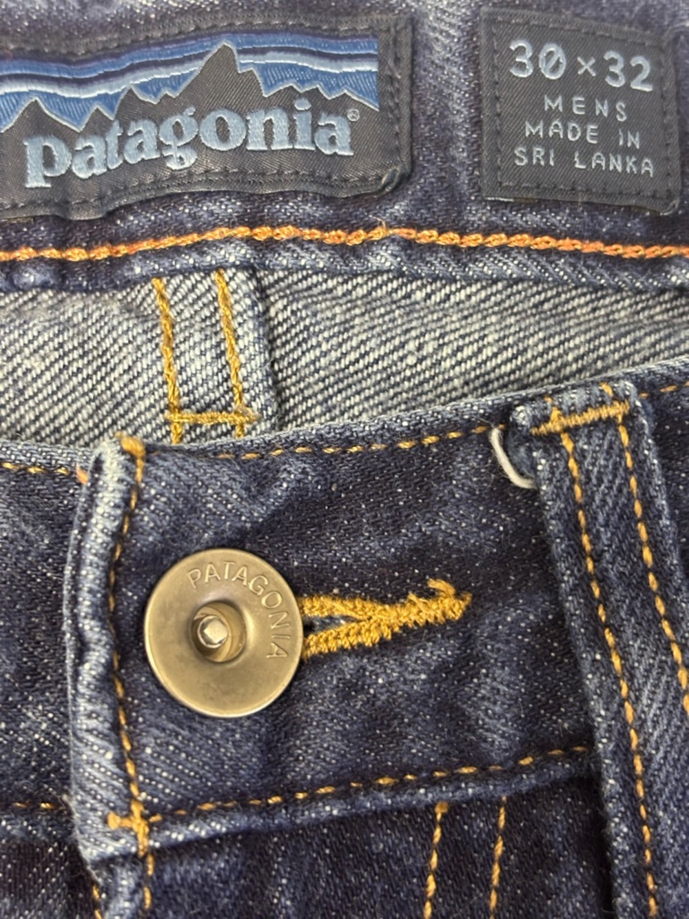 Patagonia Straight-Leg Dark Blue Men's 30 x 32 Jeans - Picture 4 of 8